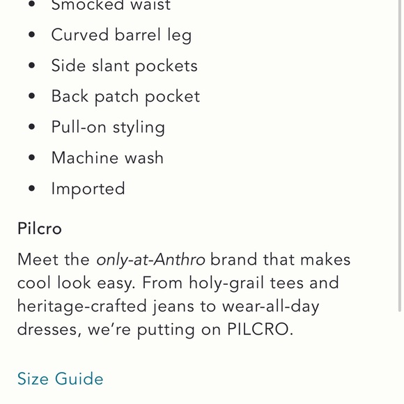 Pilcro Ivory Linen Blend Pants - Picture 7 of 9